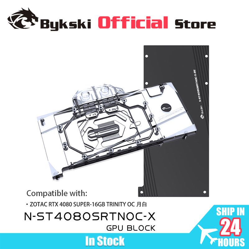Rtx 4080 Super 16Gb - Bloc GPU Bykski N-ST4080SRTNOC-X pour carte