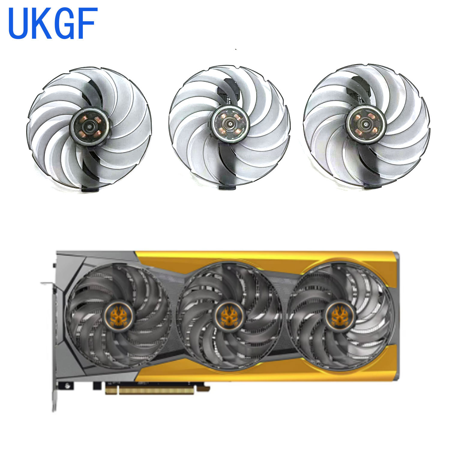 Rx 6900 Xt 16Gb - 95MM FDC10U12D9-C 6Pin RX6900 ventilateur graphique