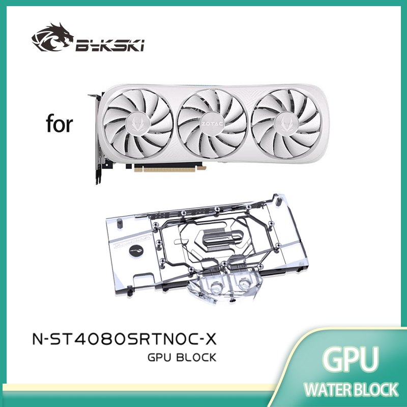 Rtx 4080 Super 16Gb - Bloc GPU Bykski pour carte vidéo