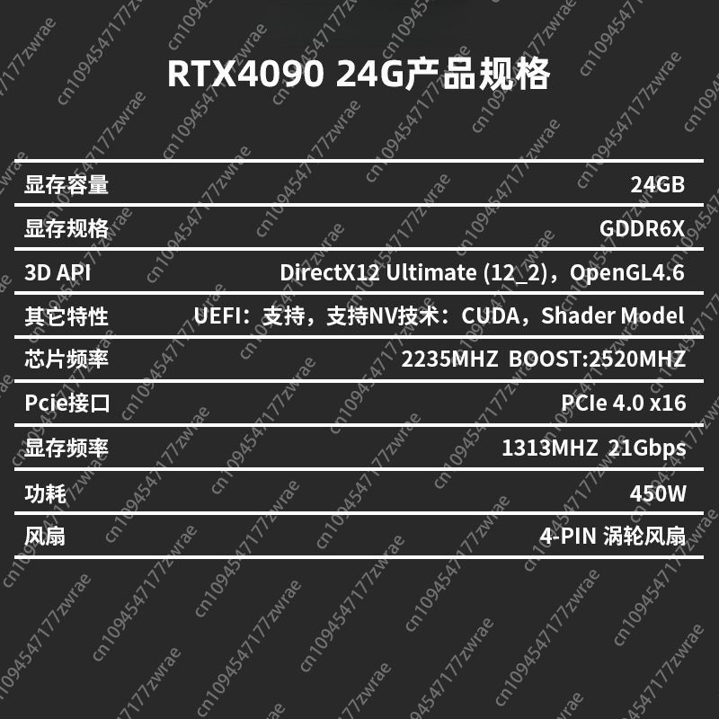 RTX4090 Turbo 4080 3090 3080TI - Rtx 4090 24Gb Graphics Card avis et prix