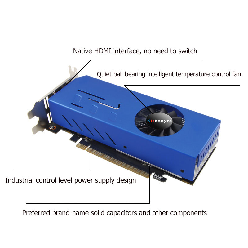 SRhonyra GeForce GTX1660S 1050 - 4 Hdmi Multi Monitor Video Card 4K avis et prix