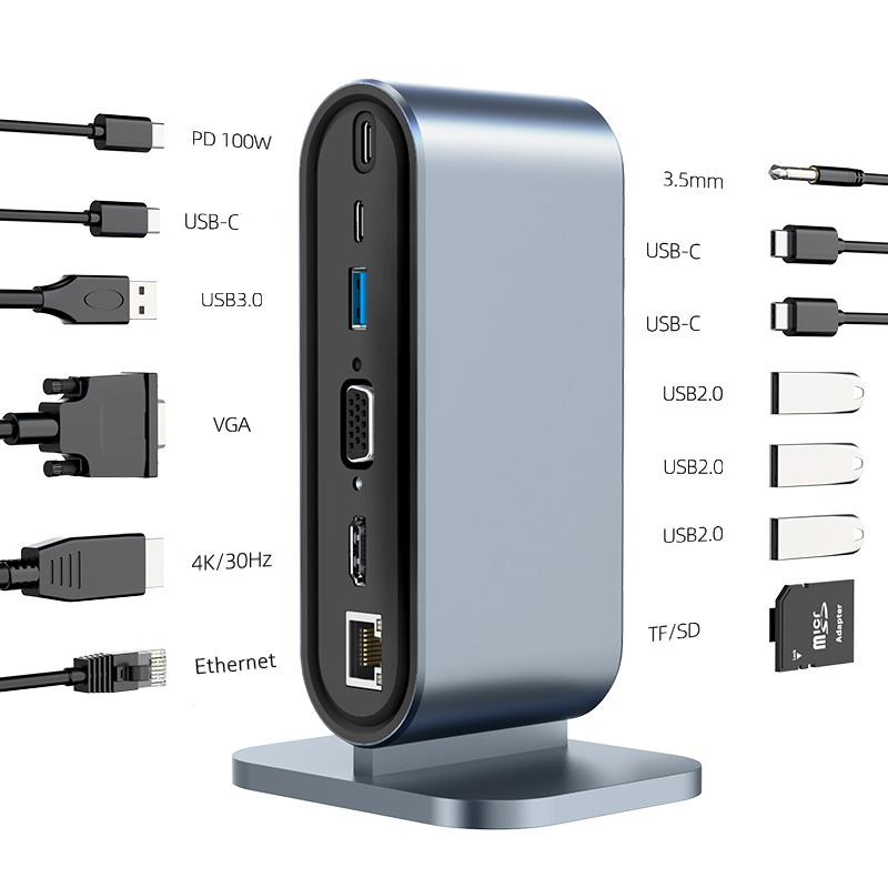 USB C 3.0 HUB Type C vers Mult - 4 Hdmi Multi Monitor Video Card 4K avis et prix