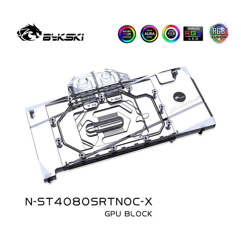 Bloc GPU Bykski N-ST4080SRTNOC - Rtx 4080 Super 16Gb avis et prix
